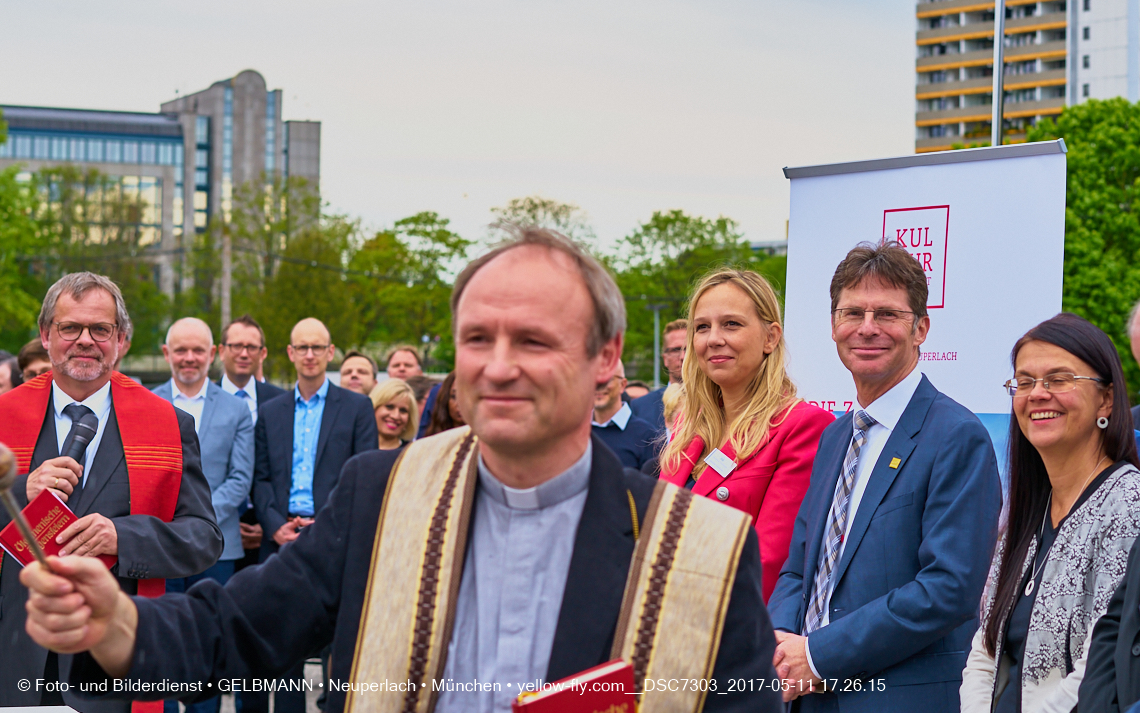 11. Mai 2017 - Grundsteinlegung für die LOGE und dem Kulturquadrat in Neuperlach